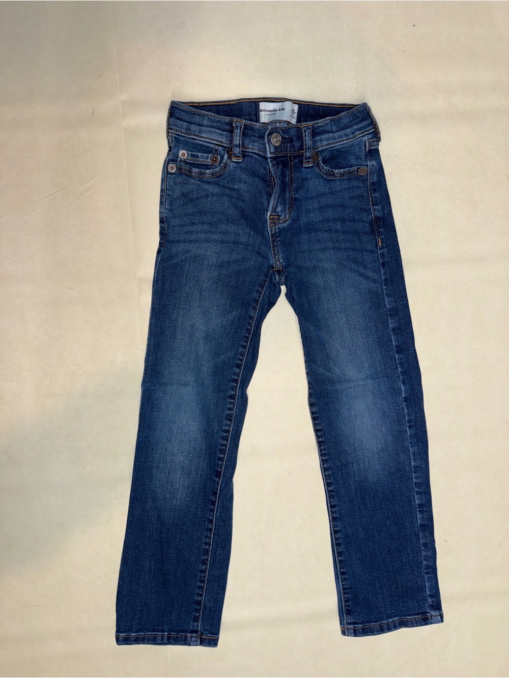 abercrombie kids navy blue straight jeans